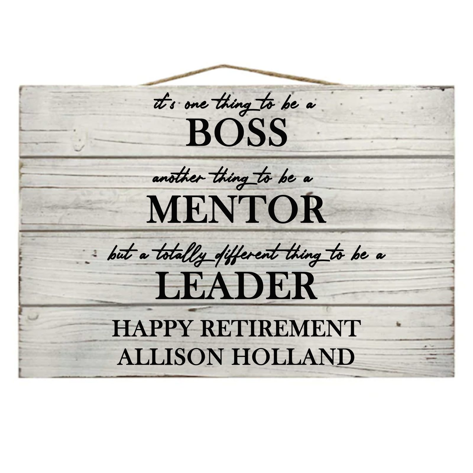 Boss, Mentor, Leader Wall Art