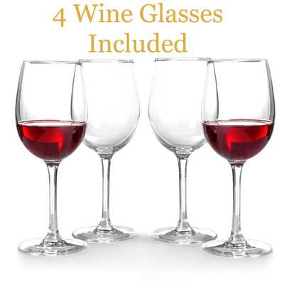 Wine Rack - Glasses Included