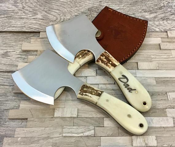 Engraved Mini Ax with Sheath