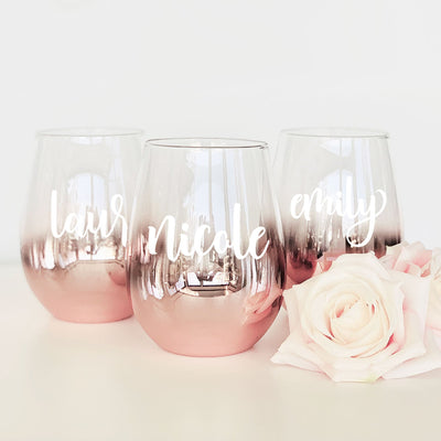 Personalized Wine Glass